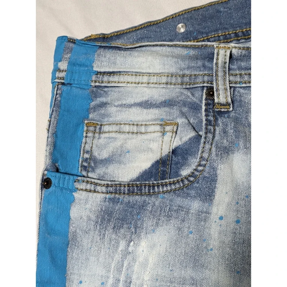 EVOLUTION IN DESIGN Men 44 Cotton Stretch Painter Splatter 13
